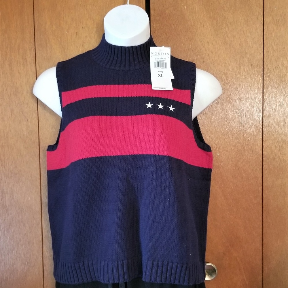 Norton Studio NWT Sweater 100% Cotton Size XL